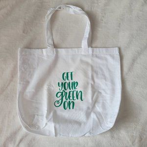 "Get Your Green On" Print Tote Bags